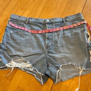 EXPRESS denim jean CUTE shorts size 18 EUC